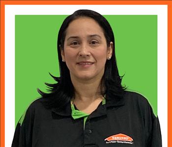Estelsa Cubillan, team member at SERVPRO of Montgomery County