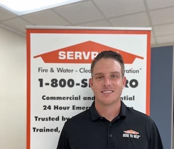 Tyler Arnold, team member at SERVPRO of Jackson and DeKalb Counties