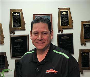 Eddie Flores, team member at SERVPRO of Lee County