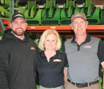 Chandler, Brandy & Steve Knight, team member at SERVPRO of Spokane County