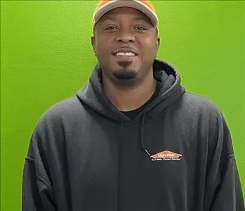 Jamaal Covington, team member at SERVPRO of Warren County