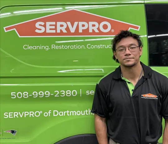 Nick Gorham , team member at SERVPRO of Dartmouth / New Bedford