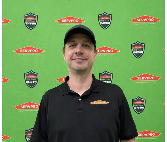 Joe Wolf, team member at SERVPRO of East Central Cincinnati