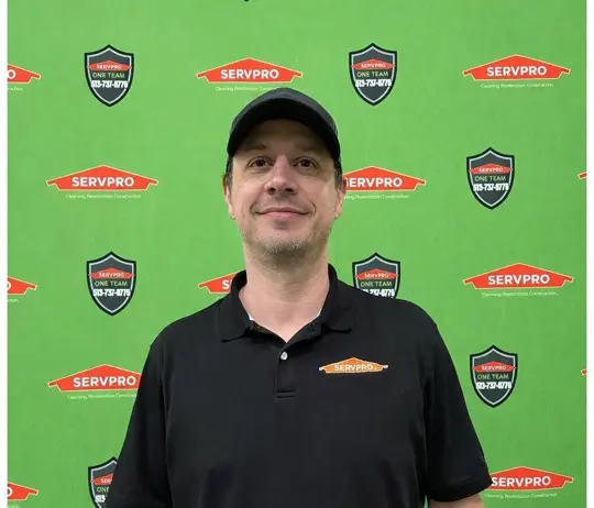 Joe Wolf, team member at SERVPRO of East Central Cincinnati