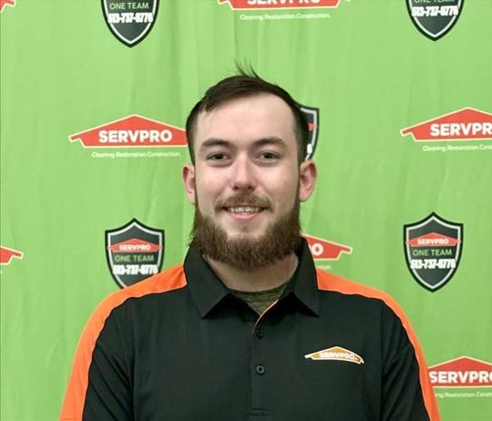 Chandler Davis, team member at SERVPRO of East Central Cincinnati