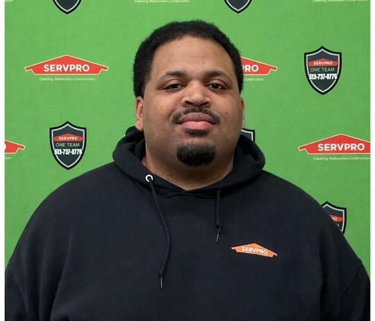 Courtlon Cyprien, team member at SERVPRO of East Central Cincinnati