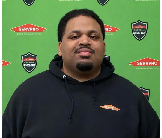 Courtlon Cyprien, team member at SERVPRO of East Central Cincinnati