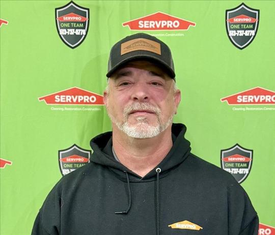 Jason Osborne, team member at SERVPRO of East Central Cincinnati