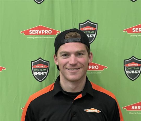 Robby Vollrath, team member at SERVPRO of East Central Cincinnati