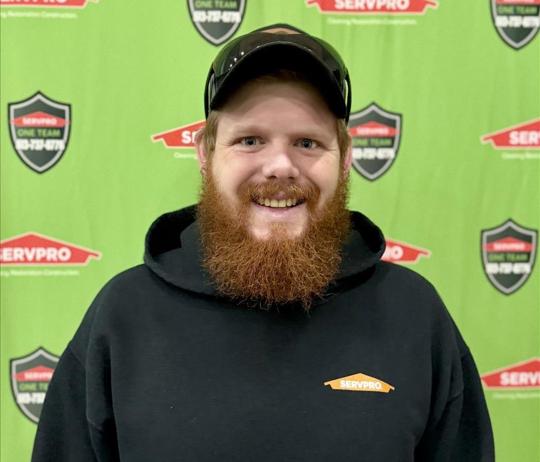 Justin Zvitkovits, team member at SERVPRO of East Central Cincinnati