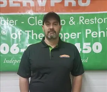 Brant Rice, team member at SERVPRO of The Upper Peninsula