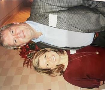 Marylou and Jim Wood , team member at SERVPRO of Greensburg
