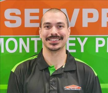 Ricardo Esparsa, team member at SERVPRO of Monterey Peninsula