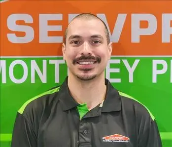 Ricardo Esparsa, team member at SERVPRO of Monterey Peninsula