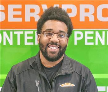 Cedric Wiggins, team member at SERVPRO of Monterey Peninsula