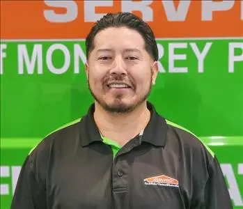 Miguel Hernandez, team member at SERVPRO of Monterey Peninsula