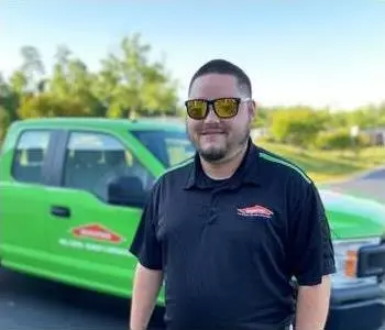 Evan Slaasted, team member at SERVPRO of Richmond and Henrico County