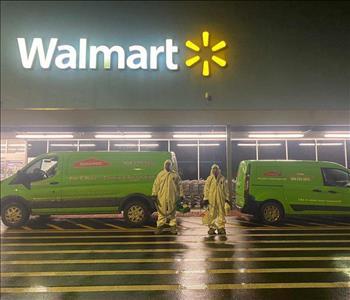 Our Team Suited up for the Night, team member at SERVPRO of Kailua