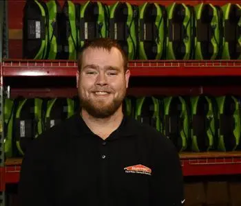 Kaleb Simmons, team member at SERVPRO of South Williamson County