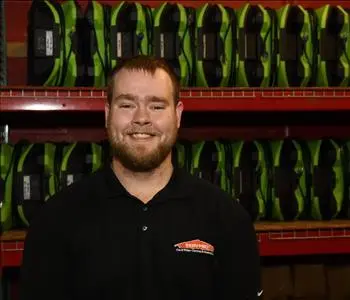 Kaleb Simmons, team member at SERVPRO of Maury / Giles Counties