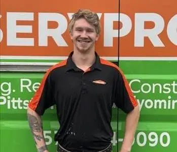 Nate Baylor, team member at SERVPRO of Kingston, Pittston City and Wyoming County
