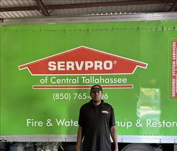 Kendricks Evans, team member at SERVPRO of North Leon County