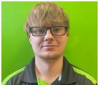 Dalton Tiedeman, team member at SERVPRO of Sooland