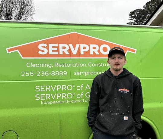 Landen Day, team member at SERVPRO of Anniston, Gadsden and Marshall County