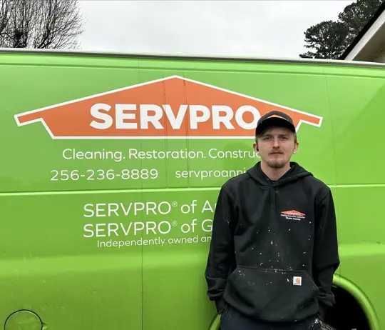 Landen Day, team member at SERVPRO of Anniston, Gadsden and Marshall County
