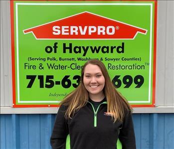 Chelsea Merten, team member at SERVPRO of Hayward