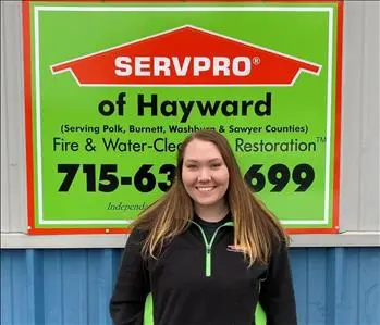 Chelsea Merten, team member at SERVPRO of Hayward