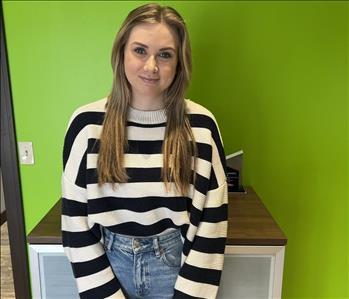 Destiny Long, team member at SERVPRO of Spencer & Iowa Great Lakes