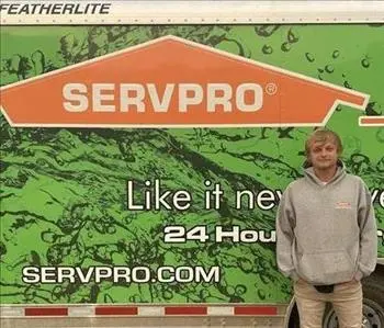 Tanner Wallace, team member at SERVPRO of Spencer & Iowa Great Lakes
