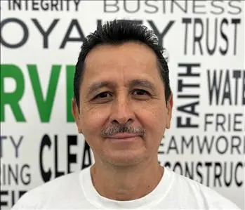 Jorge Cruz - Field Tech, team member at SERVPRO of Lake Elsinore / Perris / Menifee Northwest