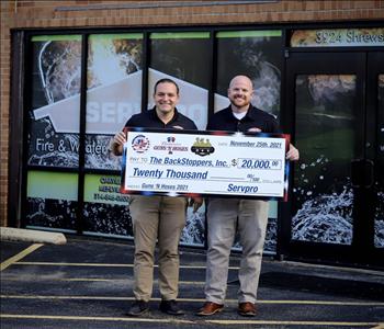 Kevin & Matt, team member at SERVPRO of St. Louis County NW