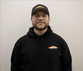 Andrew Evans, team member at SERVPRO of St. Louis County NW