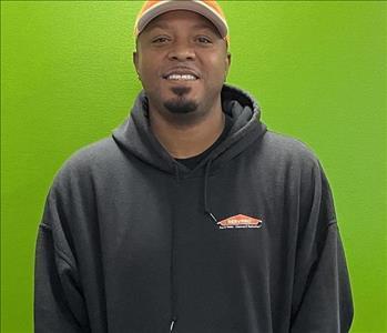 Jamaal Covington, team member at SERVPRO of Christian, Todd, Logan and Simpson Counties