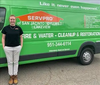 Emily Hayward , team member at SERVPRO of San Jacinto / Idyllwild / Lakeview