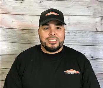 Moises Segara , team member at SERVPRO of The North Coast