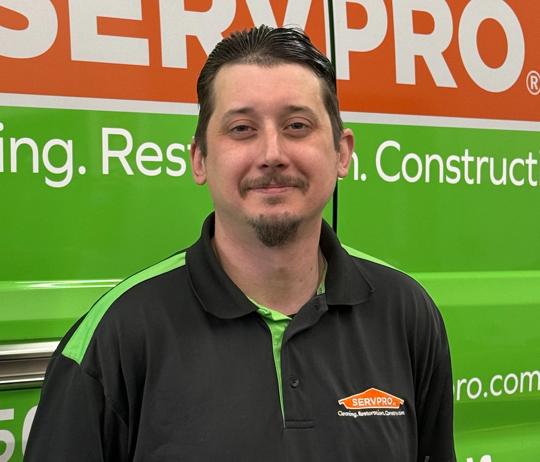 Michael Oliveira, team member at SERVPRO of Fall River