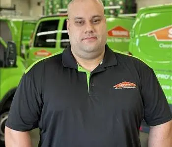 Joshua Cunha, team member at SERVPRO of Fall River