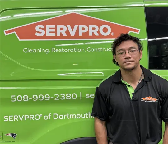 Nick Gorham , team member at SERVPRO of Fall River