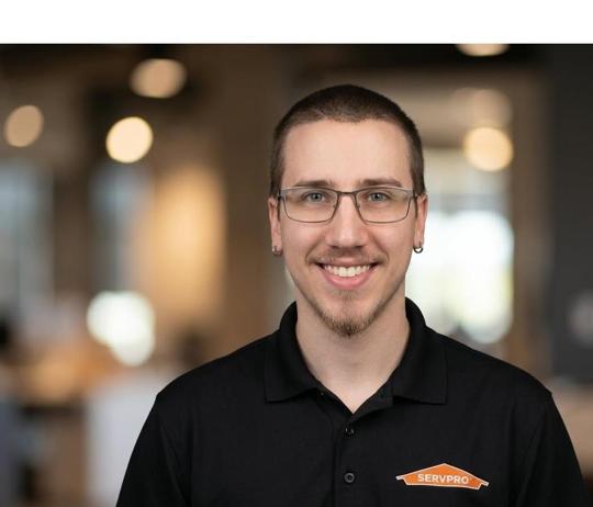 Jonathan Mortensen, team member at SERVPRO of Ames
