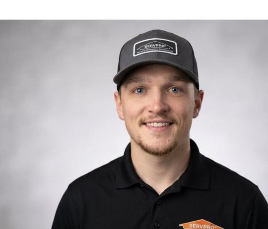 Preston Johnson, team member at SERVPRO of Ames