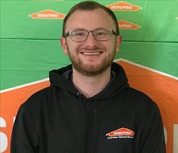 Dylan Hughes, team member at SERVPRO of Northeast Ft. Worth