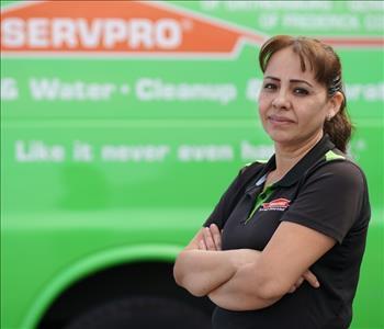 Sara Contreras, team member at SERVPRO of Frederick County