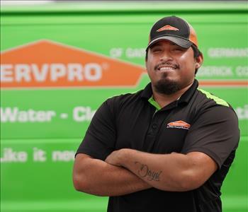 David Rodriquez, team member at SERVPRO of Frederick County