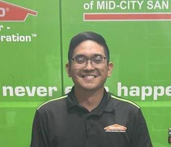 Nolan Matsuda, team member at SERVPRO of San Diego East