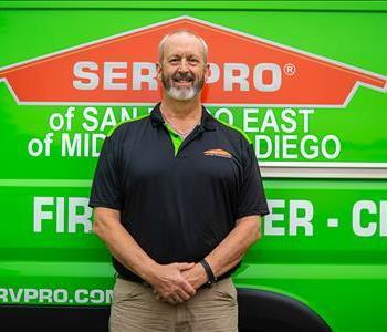 Dennis Songer, team member at SERVPRO of San Diego East