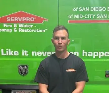 Joshua Sanchez, team member at SERVPRO of San Diego East